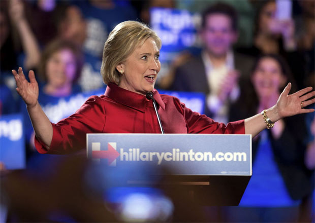 Hillary Clinton discursa aps vitria em prvia democrata em Nevada