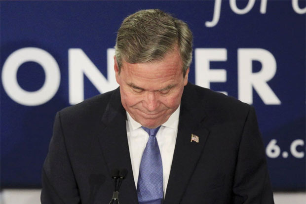Jeb Bush anuncia sua desistência da disputa pela indicação republicana para a Presidência dos EUA