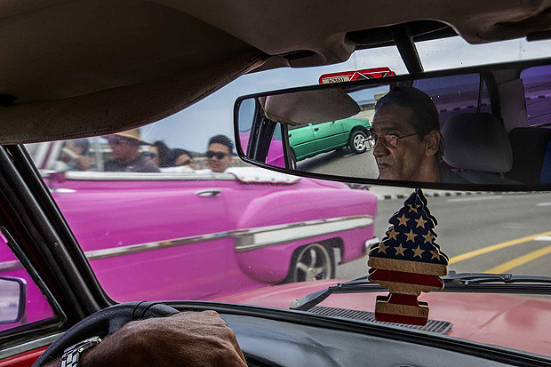 CUBA - HAVANA - UM DIA DEPOIS DA VISITA DE BARACK OBAMA.- 23/03/2016 - Faustino Garcia Prendes, fsico e motorista de taxi em Havana. Ele falou sobre a vida em Cuba, e o que ira mudar depois da visita do Presidente americano Barack Obama. Foto - Marlene Bergamo/Folhapress
