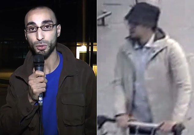 In this image grab taken from a video on March 26, 2016 shows Faycal Cheffou, one of the main suspects of the Brussels attacks, speaking in a video posted on YouTube in 2014 in which he calls himself an independent journalist demanding the authorities respect the rights of asylum-seekers. Faycal Cheffou, believed to be the "man in a hat" pictured in CCTV footage alongside the two airport bombers, but whose device did not go off, is the first person to face terrorist offences over the bloodiest attacks ever to strike the symbolic capital of Europe. / AFP PHOTO / Youtube / - / DATE AND PLACE UNIDENTIFIED BY AFP == VIDEO POSTED ON YOUTUBE BY FAYCAL CHEFFOU IN 2014 == RESTRICTED TO EDITORIAL USE - MANDATORY CREDIT "AFP PHOTO / YOUTUBE"- NO MARKETING NO ADVERTISING CAMPAIGNS - DISTRIBUTED AS A SERVICE TO CLIENTS ==///Polcia belga divulga vdeo de 'homem de chapu' suspeito de ataques