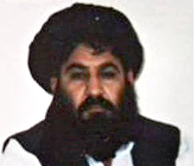 (FILES) This handout file photo released by the Afghan Taliban on December 3, 2015, which was taken on a mobile phone in mid-2014 is said to show Afghan Taliban leader Mullah Akhtar Mansour posing for a photograph at an undisclosed locationin Afghanistan. Taliban leader Mullah Akhtar Mansour was targeted and "likely killed" on May 21, 2016 in a US drone strike in a remote area of Pakistan along the Afghan border, a US official said. / AFP PHOTO / Afghan Taliban / Handout ORG XMIT: AQ1838