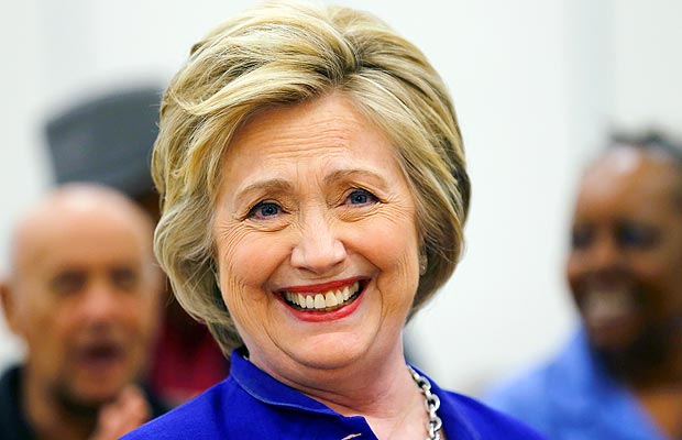 A ex-secretria de Estado Hillary Clinton participa de evento de campanha em Compton, na Califrnia