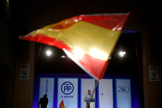 O lder do PP, Mariano Rajoy, fala em comcio nesta semana; 'Brexit' dominou ltimo dia de campanha