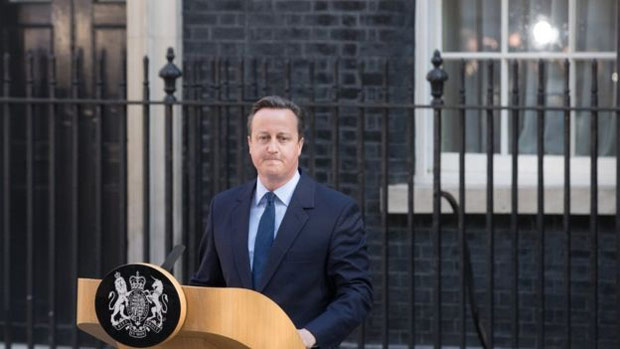 O primeiro-ministro, David Cameron, que aps a derrota anunciou que deixar o cargo at outubro 