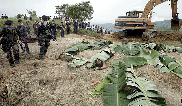 Maguindanao massacre, 2009. No one has been convicted in the attack, one of the deadliest in the Philippines, which left at least 32 journalists dead. Photograph by Rolex dela Pea/European Pressphoto Agency