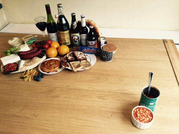 Foto mostra o isolamento gastronmico do Reino Unido aps a sada britnica da Unio Europeia