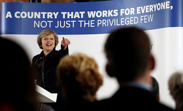 A secretária de Interior do Reino Unido, Theresa May, que deve se tornar nova premiê britânica