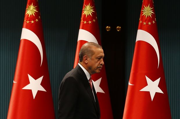 O presidente da Turquia, Recep Tayyip Erdogan, durante anncio de estado de emergncia no pas