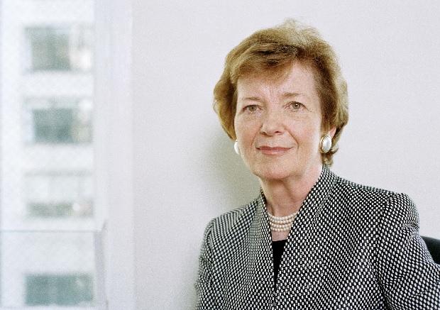 A ex-presidente da Irlanda Mary Robinson, que veio ao Brasil para o evento Fronteiras do Pensamento