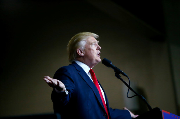 O candidato republicano  Presidncia dos EUA, Donald Trump, discursa em comcio na Pensilvnia