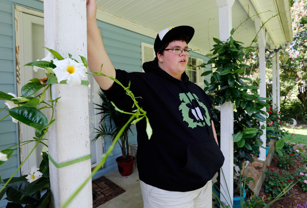 O estudante transgênero Gavin Grimm, 16, em foto de agosto de 2015; ele perdeu batalha judicial sobre uso de banheiro nos EUA