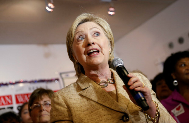 A candidata democrata à Casa Branca, Hillary Clinton, discursa em Davie, no Estado da Flórida