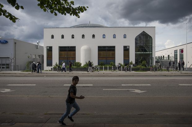 The Grand Mosque of Copenhagen, also known as Hamad Bin Khalifa Civilization Center, in Copenhagen, Denmark, Aug. 5, 2016. The thousands of Muslim asylum seekers pouring into Denmark have spawned a backlash, and questions over whether the country has a latent racial hostility at its core. (Ilvy Njiokiktjien/The New York Times)