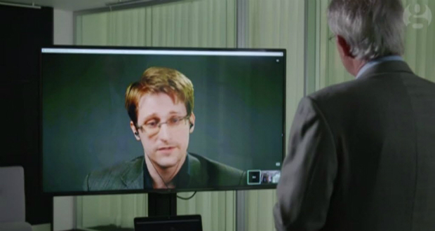 Reproduo da entrevista de Edward Snowden ao britnico "The Guardian", a partir de Moscou