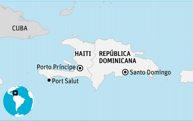 Onde fica Haiti (Port Salut)
