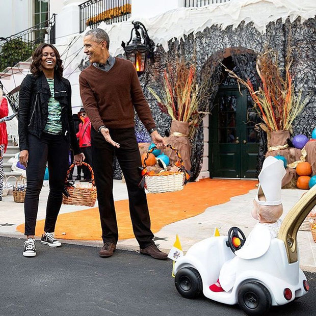 Michelle e Barack Obama no Halloween - https://www.instagram.com/p/BMPMNKFBPp-/?taken-by=barackobama&hl=en