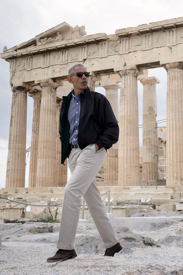 Obama visita a Acrpole em Atenas, na Grcia