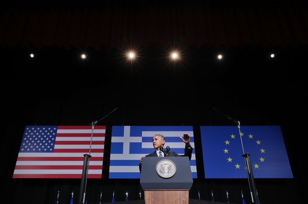 Obama discursa em Atenas, na Grcia
