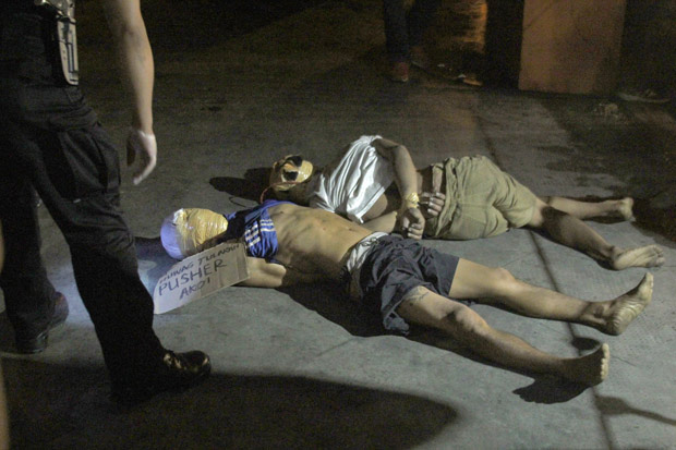 Geronimo Samaniego was killed and dump at Legarda, Manila with a still unknown victim on Oct.