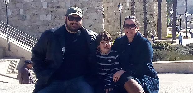 27/11/2016 MUNDO Familia de David Zeituoni em Israel. Foto: Arquivo pessoal