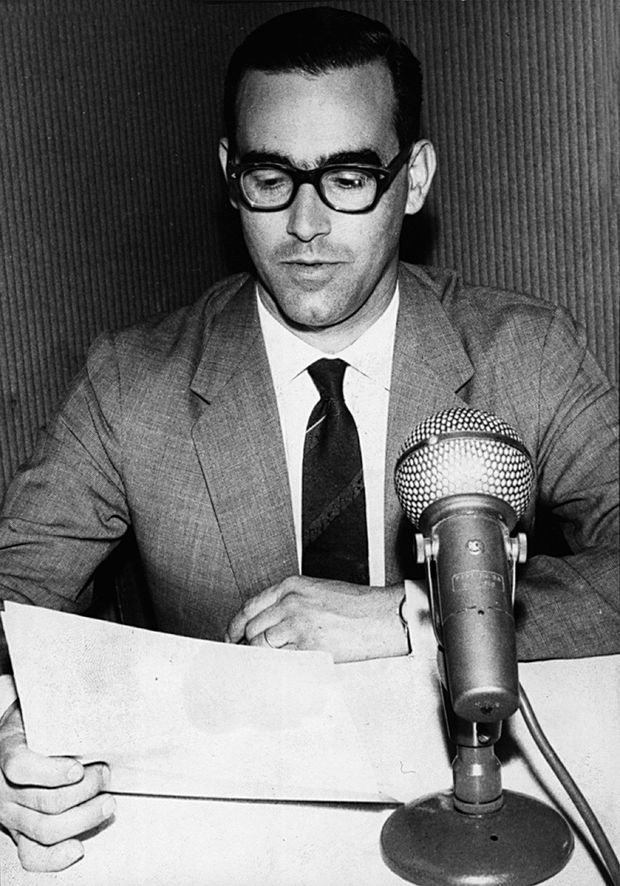 Dalmcio Jordo, apresentador do telejornal 'Reprter Esso', exibido pela TV Tupi de 1952 a 1970