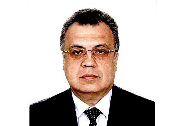 This undated handout picture taken on December 19, 2016 from the website of the Embassy of the Russian federation in Turkey shows Andrey Karlov, the Russian ambassador to Ankara, who has been shot dead on December 19, 2016 in a gun attack during a public event in Ankara. A gunman crying 