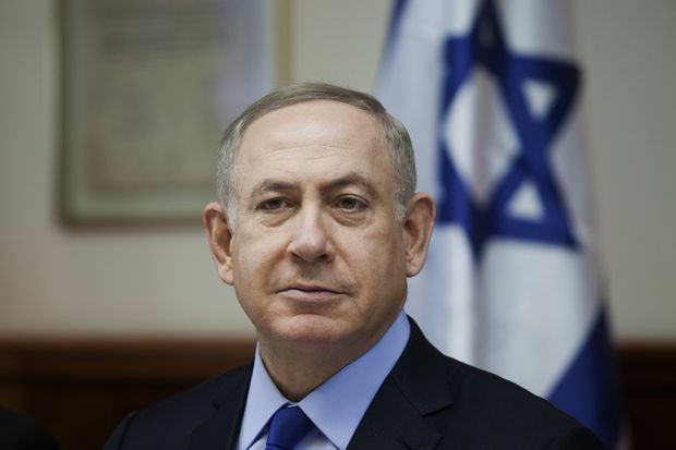 O premi israelense, Binyamin Netanyahu, participa de reunio ministerial em Jerusalm