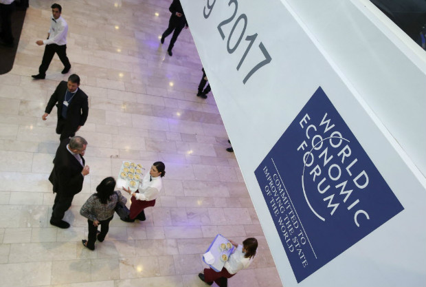 rea de convivncia na sede de reunies do Frum Econmico Mundial, em Davos, na Sua