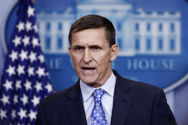 National Security Adviser Michael Flynn speaks during the daily news briefing at the White House, in Washington, Wednesday, Feb. 1, 2017. Flynn said the administration is putting Iran 