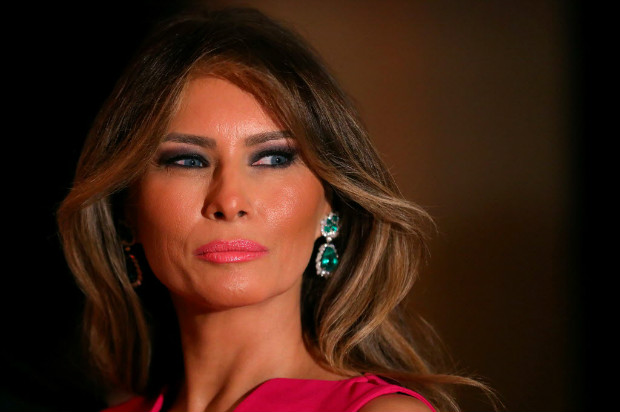 FILE PHOTO -- First Lady Melania Trump and U.S. President Donald Trump (not pictured) attend the 60th Annual Red Cross Gala at Mar-a-Lago club in Palm Beach, Florida, U.S., February 4, 2017. REUTERS/Carlos Barria/File Photo ORG XMIT: TOR105