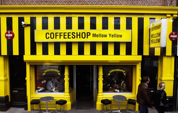 O "coffeeshop" Mellow Yellow, fechado no início deste ano em Amsterdã