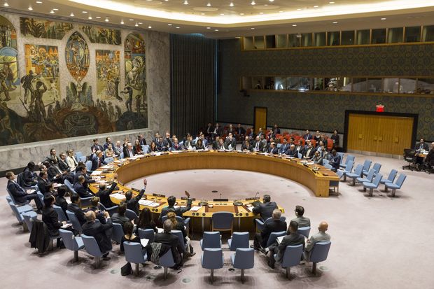 Reunio do Conselho de Segurana da ONU, em Nova York, nesta tera-feira (28)