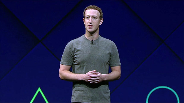 Mark Zuckerberg, presidente do Facebook, na conferncia F8