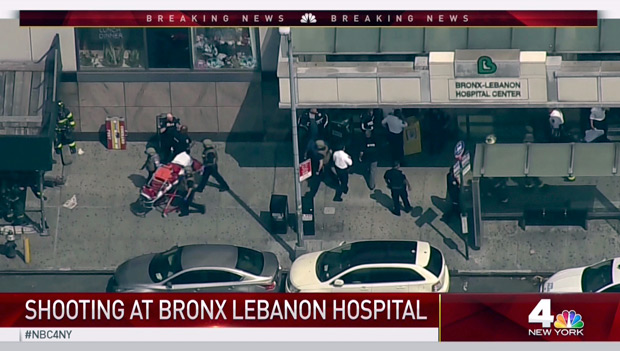 Resultado de imagem para Tiroteio em hospital de Nova York deixa médicos feridos e atirador morto