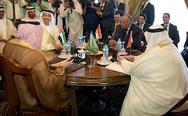 Chanceleres dos países do Golfo se reúnem no Cairo para discutir crise com Qatar