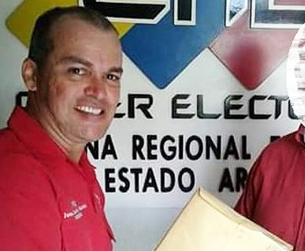 O candidato  Constituinte Jos Luis Rivas, morto nesta segunda (10) na cidade de Maracay