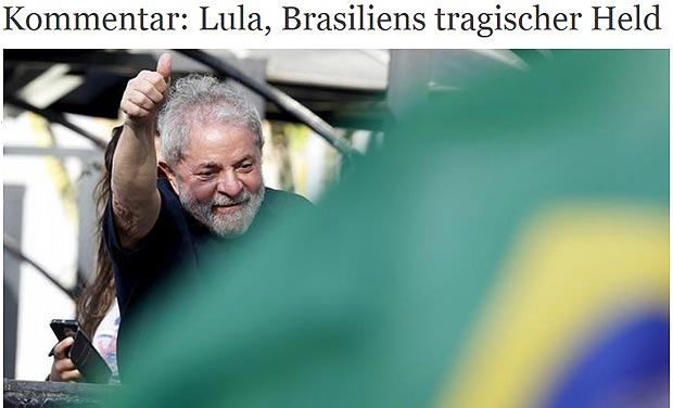 Deutsche Welle v Lula como 'heri trgico
