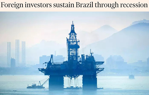 No 'Financial Times', investidores externos compram empresas e sustentam Brasil em meio  crise poltica