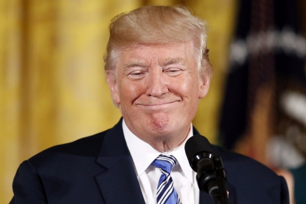 O presidente dos EUA, Donald Trump, participa de evento com microempresrios na Casa Branca