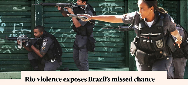 No 'Financial Times', Rio simboliza os problemas por que passa o pas
