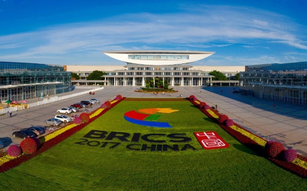 Centro de convenções de Xiamen, no sudeste da China, abrigará reunião dos Brics a partir do dia 3
