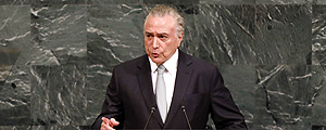 Michel Temer – Li Muzi/Xinhua Michel Temer – Li Muzi/Xinhua