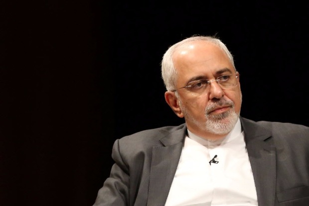 O ministro das Relações Exteriores do Irã, Mohammad Javad Zarif, participa de evento em Nova York