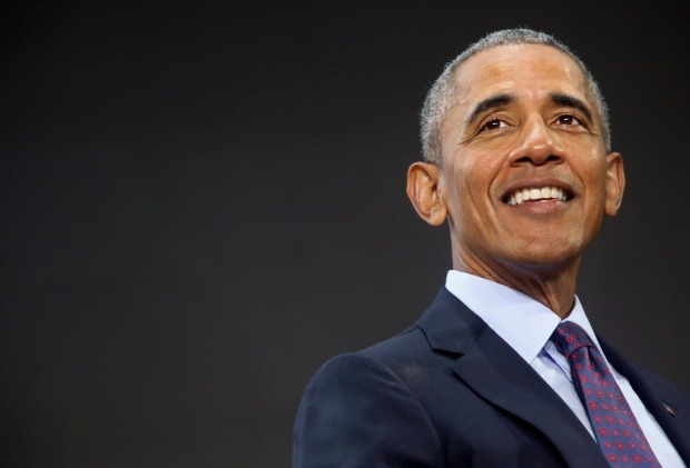 O ex-presidente dos EUA Barack Obama participa de evento da Fundação Gates em Nova York