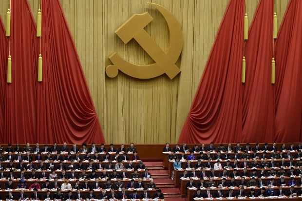 Delegados participam da abertura do 19º Congresso do Partido Comunista da China em Pequim