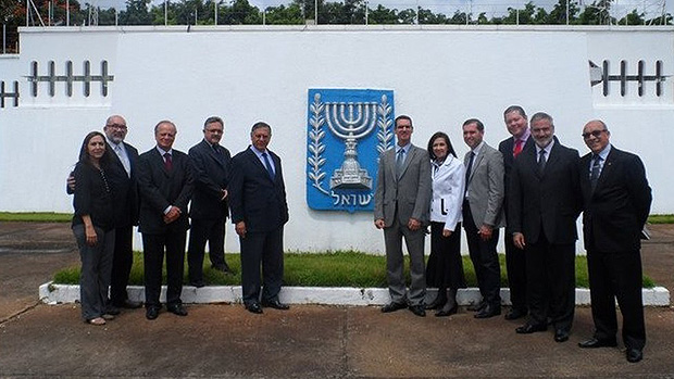 Representantes do Grupo Parlamentar de Amizade Brasil-Israel