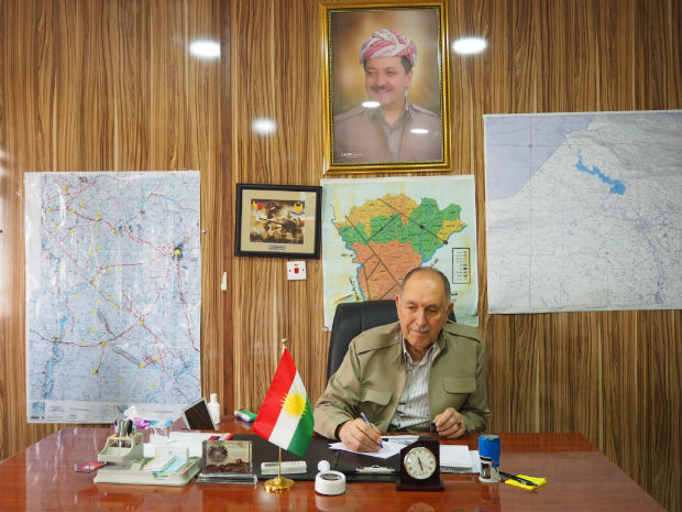 Arif Tayfor, lder peshmerga da regio de Khazir e deputado no Parlamento iraquiano pelo Partido Democrtico do Curdisto at 2015
