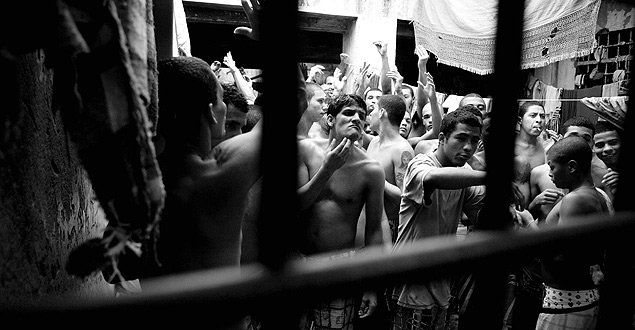 Fotos da carceragem do Presdio/Delegacia Novo Horizonte na regio metropolitana de Vitria, no Espirito Santo