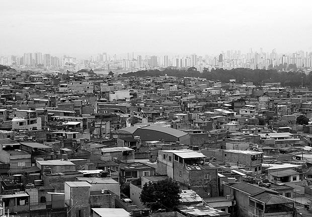 Favela de Heliópolis, na zona sul de São Paulo