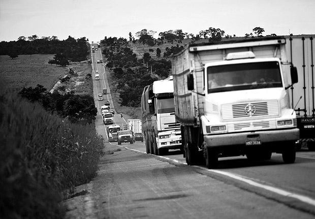 MT, BRASIL, 23-04-2013: Vista da rodovia BR-163, que passa por obras de duplicao, entre Rondonpolis e Jaciara, no Mato Grosso. (Foto: Mayke Toscano/Secom) ***DIREITOS RESERVADOS. NO PUBLICAR SEM AUTORIZAO DO DETENTOR DOS DIREITOS AUTORAIS E DE IMAGEM***